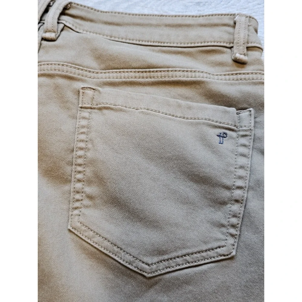 The Perfect Jean NYC Pants Mens 36x30 Denkhaki Dark Khaki Slim Stretch Comfort